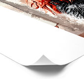 Chipmunk Guitar Melody Poster (Ecke)