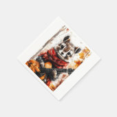 Chipmunk Guitar Melody Serviette (Ecke)