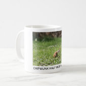CHIPMUNK HALB HEREIN ODER HALB HERAUS? KAFFEETASSE (Vorderseite Links)