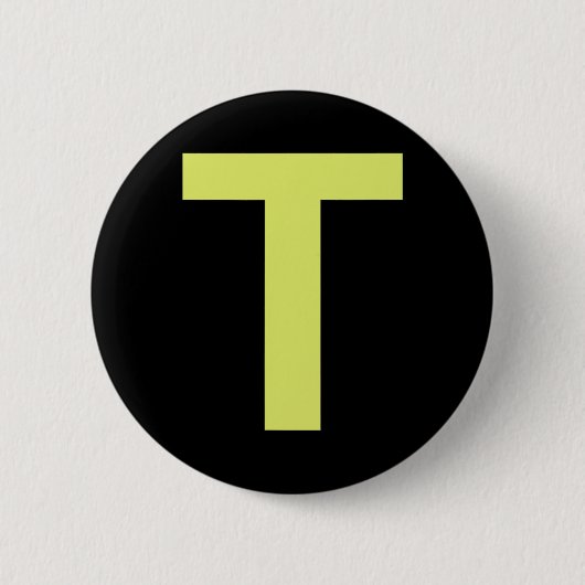 Chipmunk Halloween-Gruppe Kostümbrief Button (Vorderseite)