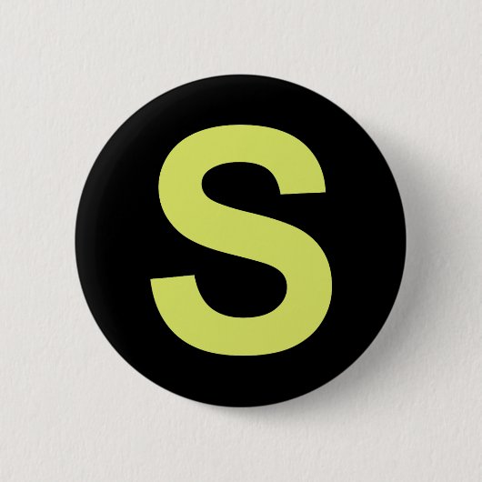 Chipmunk Halloween-Gruppe Kostümbrief S Button (Vorderseite)