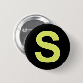 Chipmunk Halloween-Gruppe Kostümbrief S Button (Vorne & Hinten)