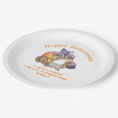 Chipmunk Halloween-Papierplatte Pappteller (Schrägansicht)