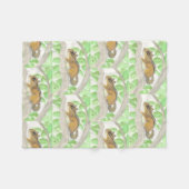 Chipmunk im Apple Tree Fleecedecke (Vorderseite (Horizontal))