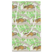 Chipmunk im Apple Tree Kleine Geschenktüte (Rückseite)