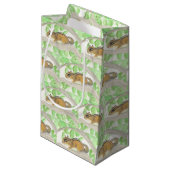 Chipmunk im Apple Tree Kleine Geschenktüte (Vorderseite Schrägansicht)
