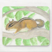 Chipmunk im Apple Tree Mousepad (Vorne)