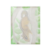 Chipmunk im Apple Tree Notizblock (Rotiert)