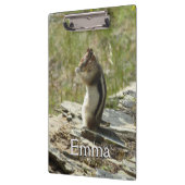 Chipmunk im Glacier-Nationalpark II Klemmbrett (Links)