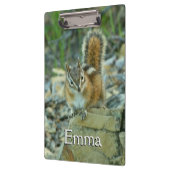 Chipmunk im Glacier-Nationalpark Klemmbrett (Links)