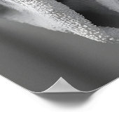 Chipmunk in Bathrobe Print, Funny Bathroom Wall Poster (Ecke)