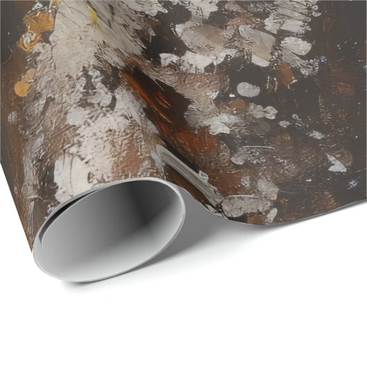 Chipmunk in einer Baumdekoupage Geschenkpapier (Rolleneckpunkt)