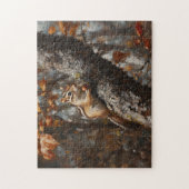 Chipmunk in einer Ölgemälde Puzzle (Vertikal)