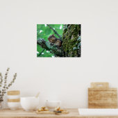 Chipmunk in Treating Breakfast Poster (Küche)