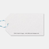 Chipmunk isst Erdnuss Geschenkanhänger (Rückseite Horizontal)