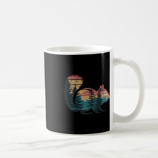 Chipmunk Jagd Wandern Outdoor Camping Wald Männer Kaffeetasse (Rechts)