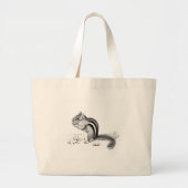 Chipmunk Jumbo Stoffbeutel (Vorne)
