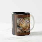 Chipmunk-Kaffee-Tasse 2 Zweifarbige Tasse (VorderseiteRechts)
