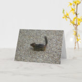 Chipmunk Karte (Gelbe Blume)