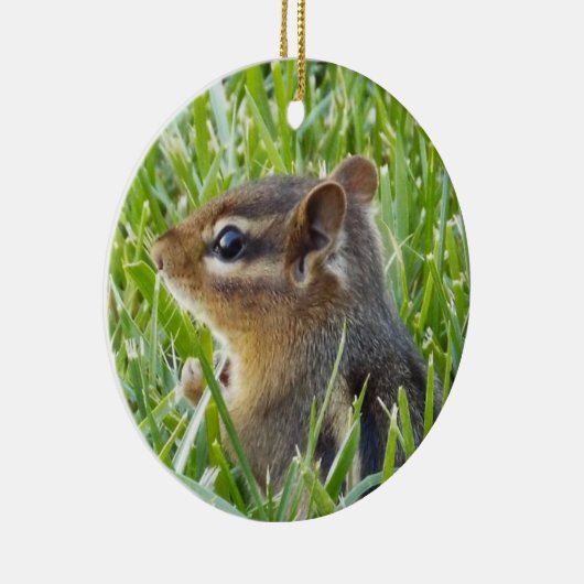 Chipmunk Keramik Ornament (Rechts)