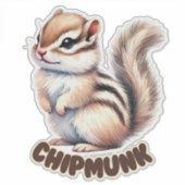 CHIPMUNK - KINDERZIMMER STICKER (Vorderseite)