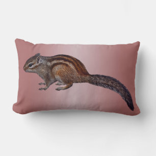Chipmunk-Kissen (Dusty Pink Mix) Lendenkissen