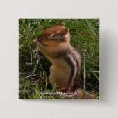 Chipmunk - Knopf Button (Vorderseite)