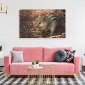 Chipmunk Leinwanddruck (Insitu (Wohnzimmer))