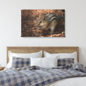 Chipmunk Leinwanddruck (Insitu (Schlafzimmer))