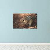 Chipmunk Leinwanddruck (Insitu (Holzboden))