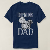 Chipmunk lover Chipmunk Vater T-Shirt (Design vorne)