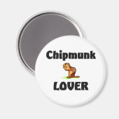 Chipmunk Lover Magnet (Vorderseite/Rückseite)