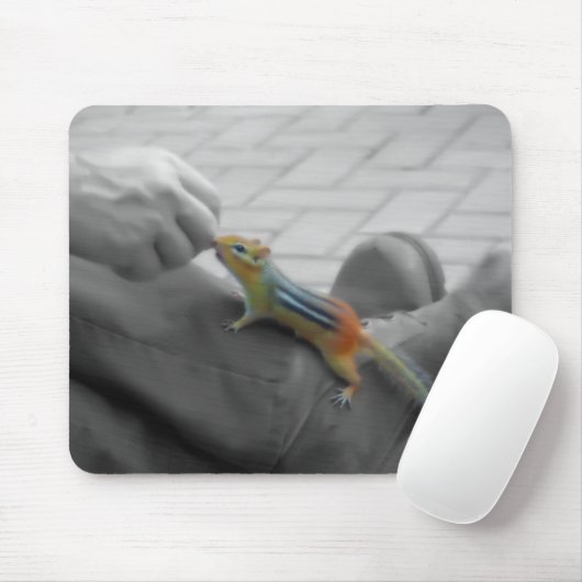 Chipmunk Lunch Mousepad (Mit Mouse)