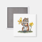Chipmunk Magnet (Vorderseite/Rückseite)