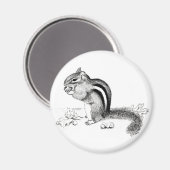 Chipmunk Magnet (Vorderseite/Rückseite)