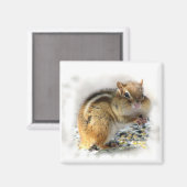 Chipmunk Magnet (Vorderseite/Rückseite)
