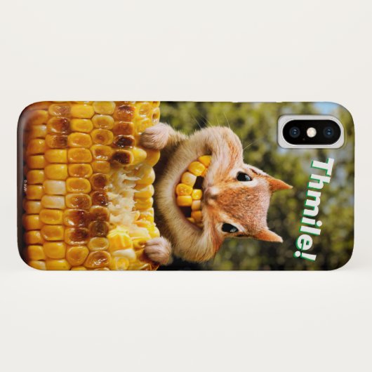Chipmunk-Mais Case-Mate iPhone Hülle (Rückseite (Horizontal))