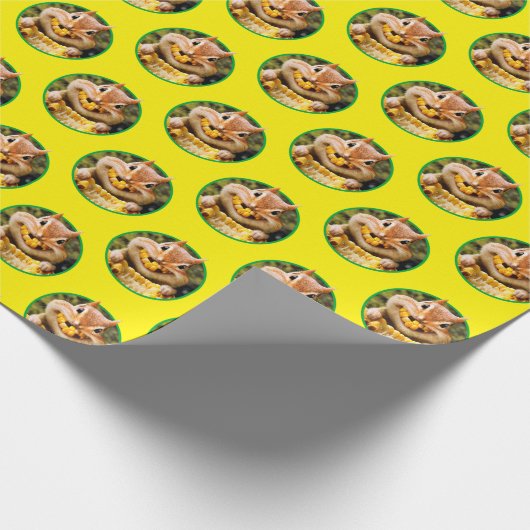 Chipmunk-Mais Geschenkpapier (Ecke)