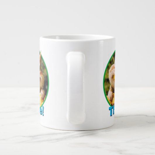 Chipmunk-Mais Jumbo-Tasse (Rückseite)