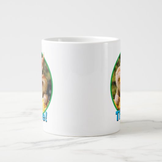 Chipmunk-Mais Jumbo-Tasse (Vorderseite)