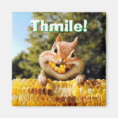 Chipmunk-Mais Magnet (Vorne)