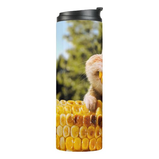 Chipmunk-Mais Thermosbecher (Nach links gedreht)