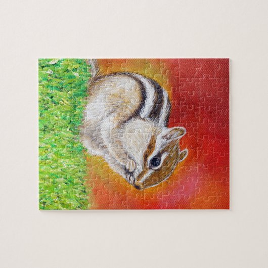 Chipmunk-Malerei Puzzle (Horizontal)
