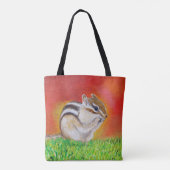Chipmunk-Malerei Tasche (Rückseite)
