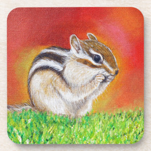 Chipmunk-Malerei Untersetzer