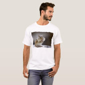 Chipmunk mit Backen-vollem Foto T-Shirt (Vorne ganz)