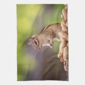 Chipmunk mit Erdnüssen Küchentuch (Vertikal)
