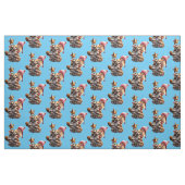 Chipmunk mit Kiefernkronenbaum Stoff (Fat Quarter (45,7 x 55,9 cm))