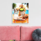 Chipmunk mit Limon Leinwanddruck (Insitu (Wohnzimmer))