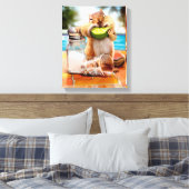 Chipmunk mit Limon Leinwanddruck (Insitu (Schlafzimmer))